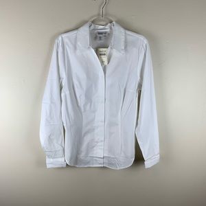 NWT COLDWATER white dress shirt